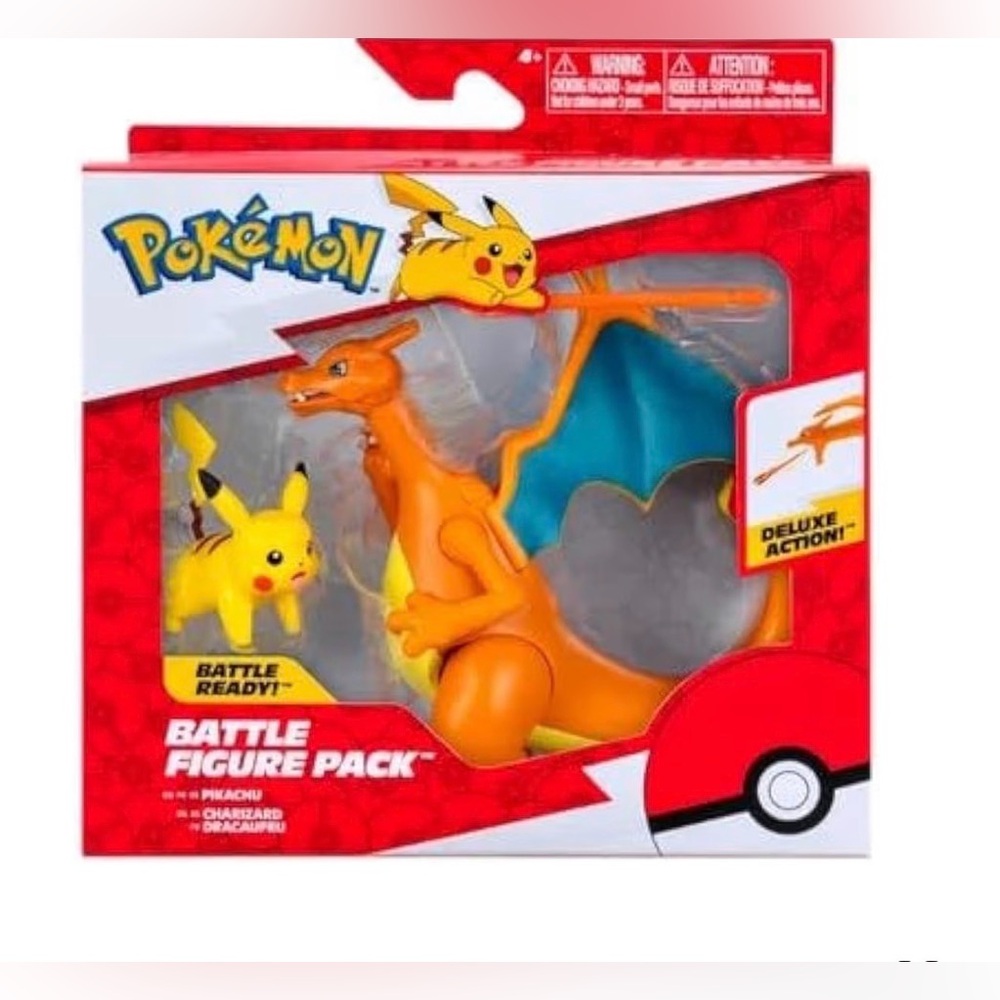 Pokemon Battle Figure Set 2 Pack Mew and Mewtwo Deluxe Action Ready